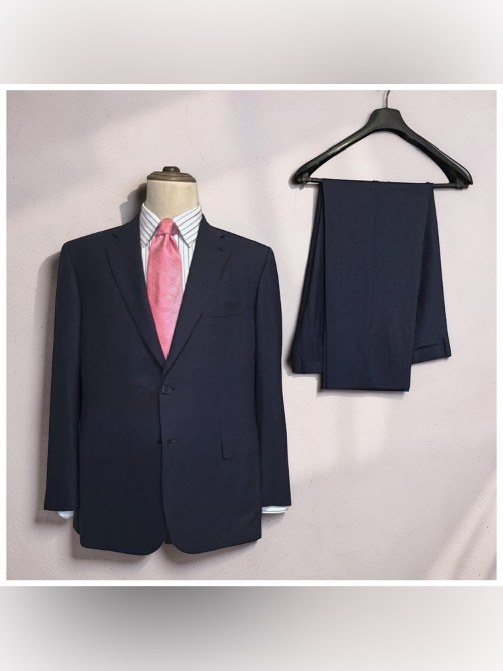 Brioni Men’s Navy Blue Suit | Super 160’s | Luxury | Italian | Tailored